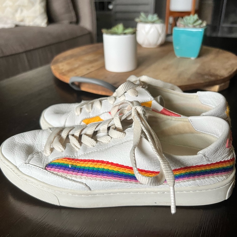 Soludos Leather sneakers size 8 - Picture 4 of 6